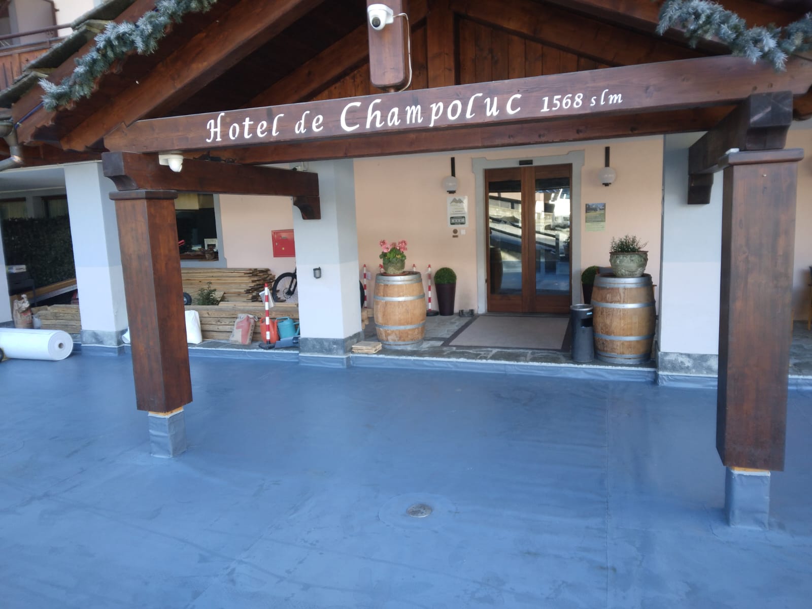 Étanchéité terrasse membrane PVC 500m²