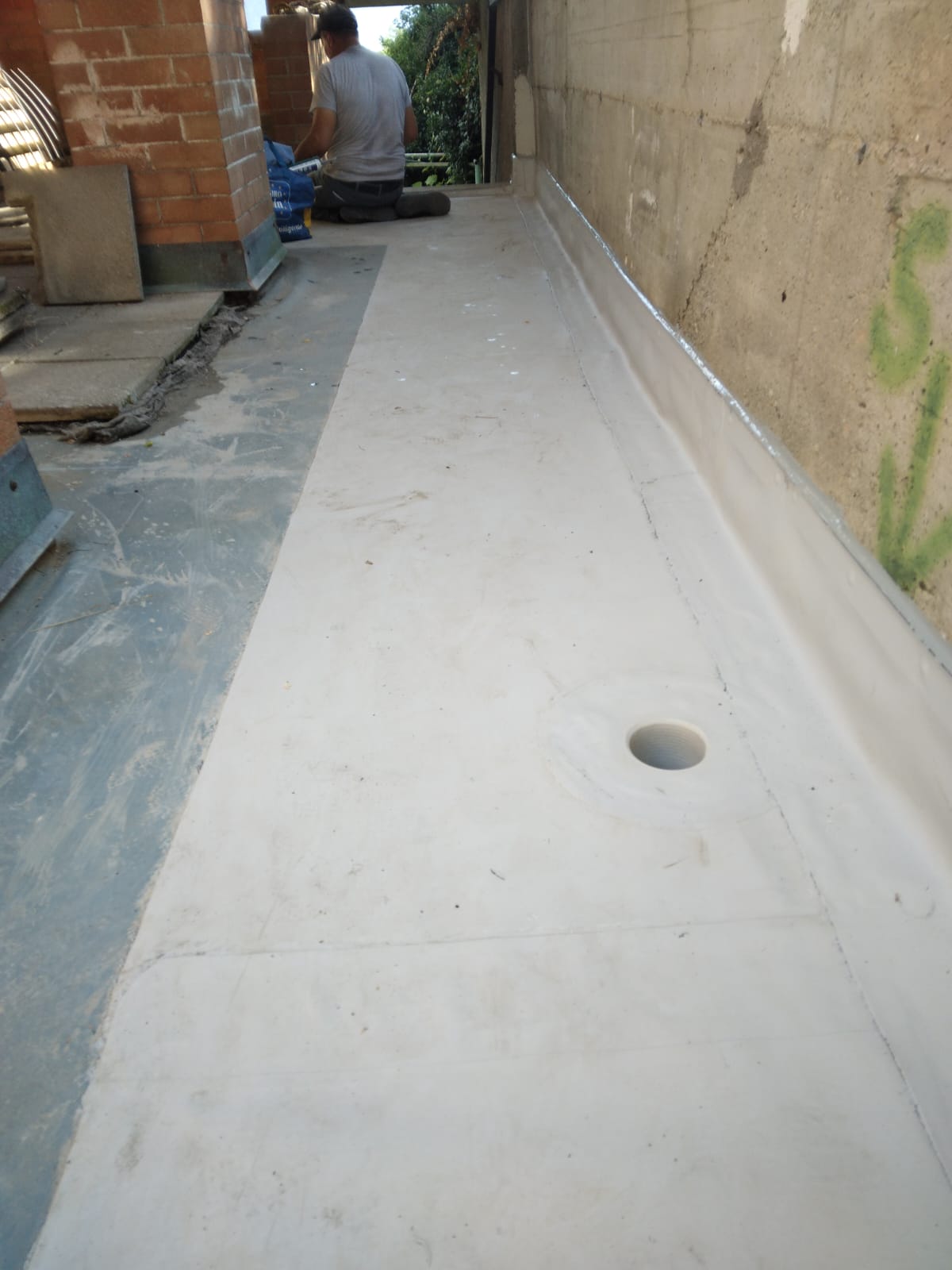 Réparation étanchéité terrasse PVC 64m²